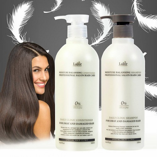 Lador Moisture Balancing Shampoo увлажняющий бессиликоновый шампунь