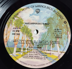Винтажная виниловая пластинка LP Alice Cooper Goes To Hell (UK 1976)
