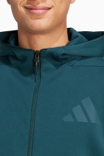Кофта adidas Z.N.E. Full-Zip - зеленый