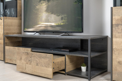 Тумба под ТВ 13.70 N Трувор Дуб Гранж Песочный, Интра