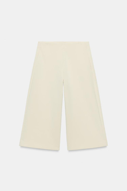 ZARA ШИРОКИЕ ШОРТЫ, ЭКРЮ