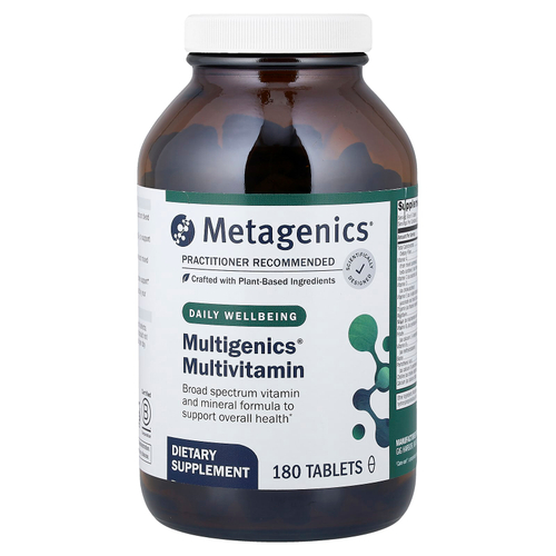 Metagenics, Multigenics®, мультивитамины, 180 таблеток