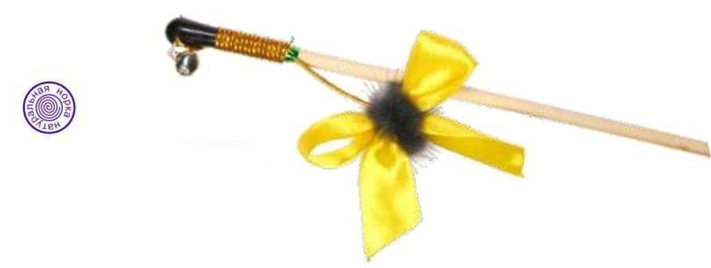 Махалка "Бантик с норкой на веревке" GoSi без.уп., sh-07093