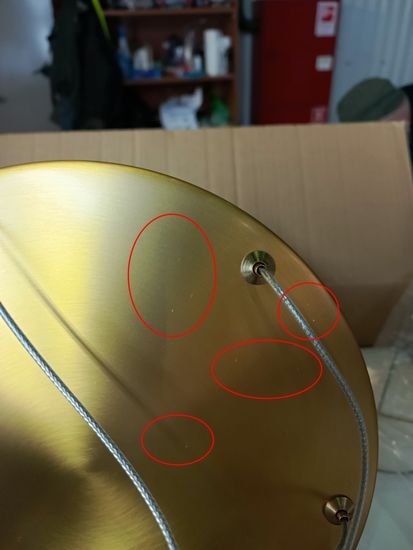 utsenka-SL6225.303.06 Светильник подвесной ST-Luce Латунь/Терракотовый, Белый LED 6*5W 3000K BRICK