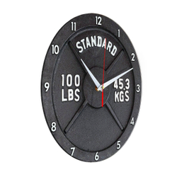 часы Блин штанги motivation clock 10 Декор для дома, подарок