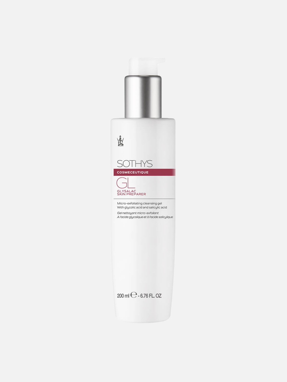 Мультиактивный очищающий гель для лица Glysalac Skin Preparer, Sothys, 200 мл