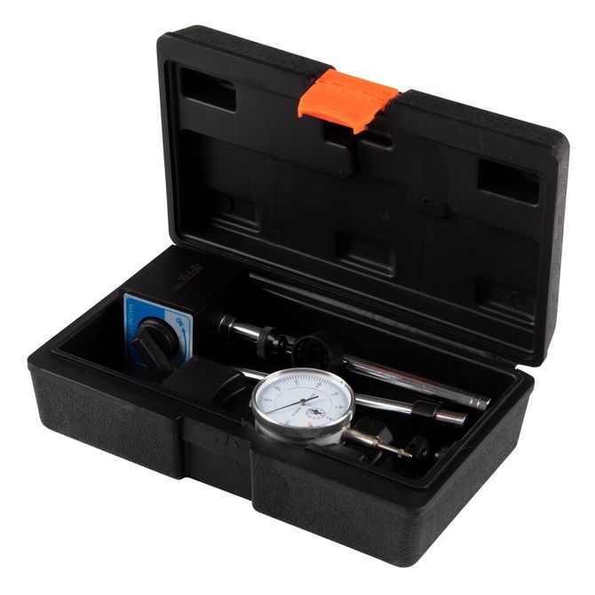 AFFIX (AF27000002C) Индикатор часового типа ИЧ 0-10 мм, 0,01 мм, с магнитной стойкой, кейс