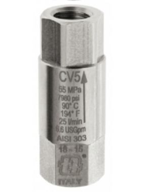 Обратный клапан Tecomec CV5 G1/4F