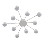 8343/10C COMFI LN26 252 белый, металл Люстра GX53 LED 10*7W 220V TORINA