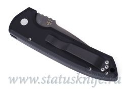 Нож Pro-Tech Rockeye Textured Black Smoky Gray DLC 3V Exclusiveфотография - 8