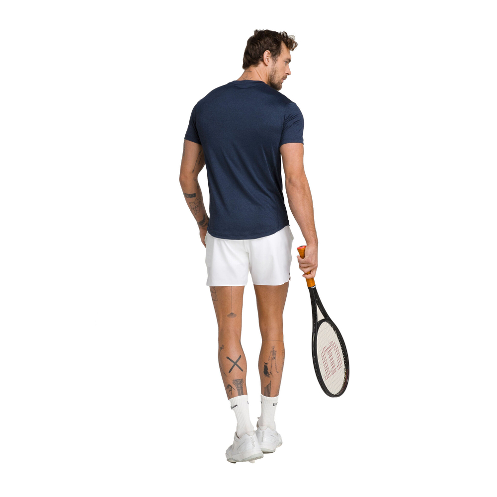 Мужское теннисное поло Wilson Everyday Performance T-Shirt Men - Blue