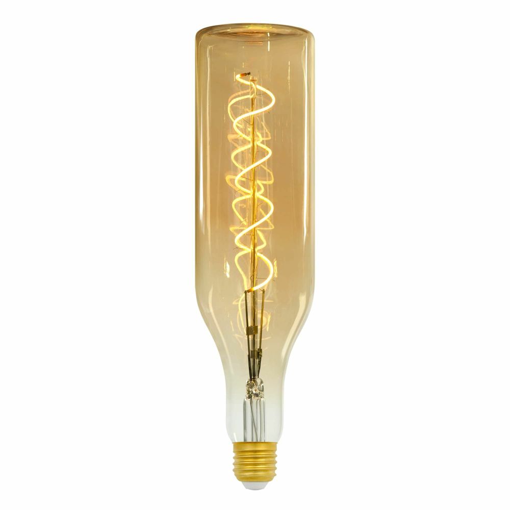 LED-SF20-5W/SOHO/E27/CW GOLDEN GLS77GO Лампа светодиодная SOHO. Золотистая колба. Спиральный филамент. Картон. ТМ Uniel