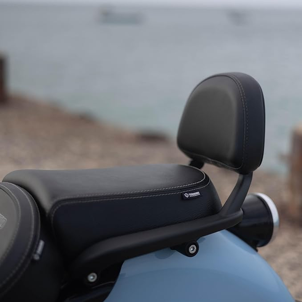 Спинка пассажирская Royal Enfield, черная Passenger Backrest Pad – Meteor 350, KXA00088
