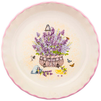 Форма для выпечки 2,1л 27,5*27,5*6см "Лаванда"