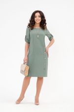 Платье Майра (48-56) Serenada фисташковый (Акция)