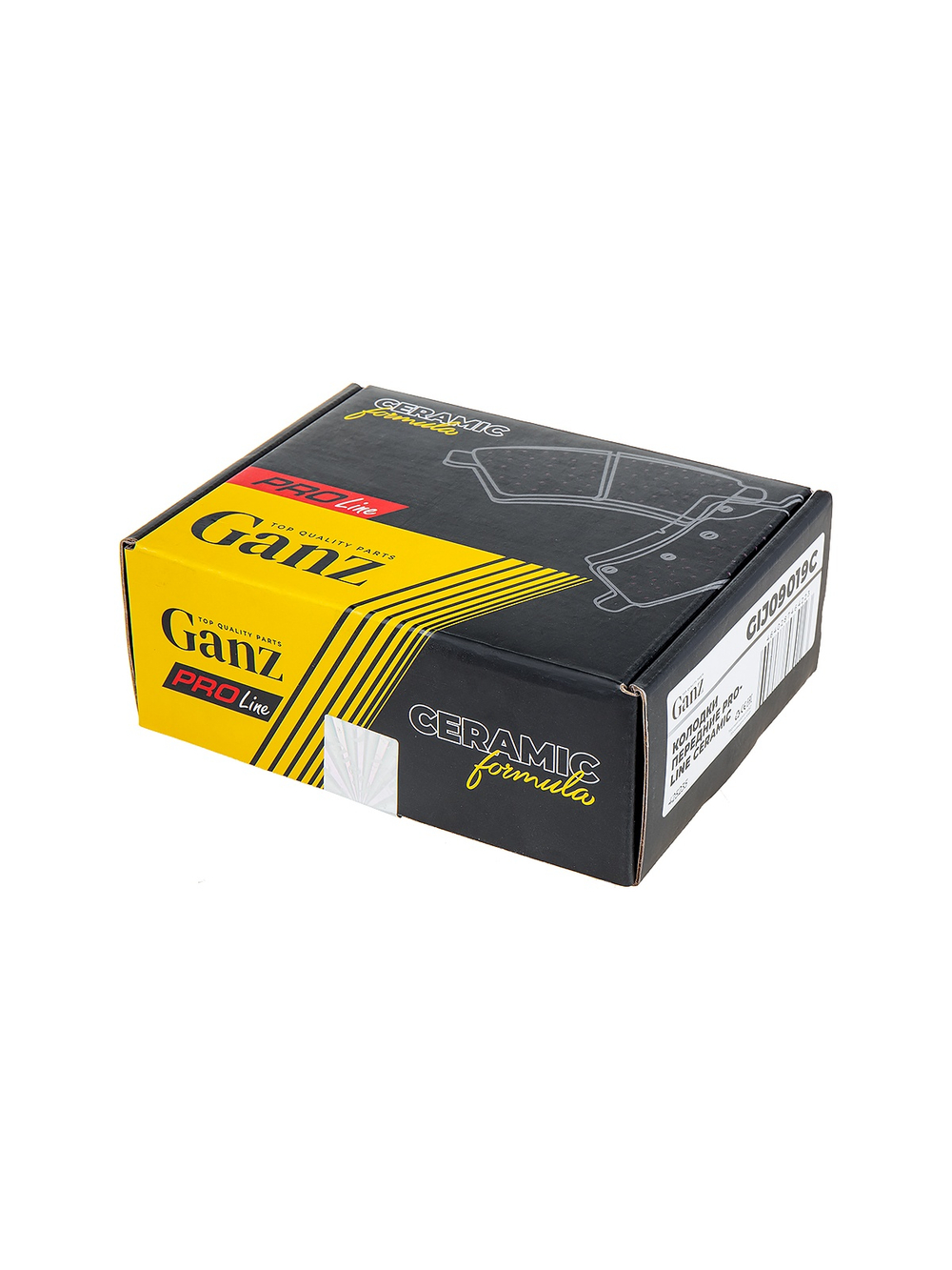 Колодки передние PRO-Line Ceramic CITROEN C4/BERLINGO/FIAT DOBLO/PEUGEOT 37 GANZ GIJ09019C