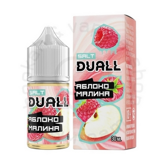 Безникотиновая жидкость для ЭСДН DUALL ZERO с ароматом яблока и малины, 28мл, 0мг/см3 (M)