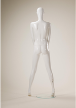 Женский абстрактный манекен Лима/Белый глянец