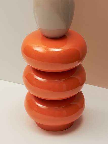 Столик приставной Swell, D33 см, апельсиновая цедра