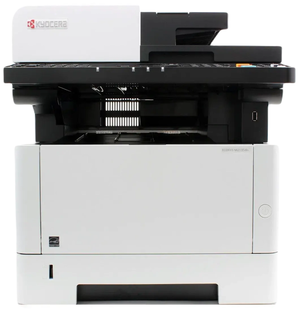 МФУ лазерное Kyocera ECOSYS M2135dn, ч/б, A4, белый/черный