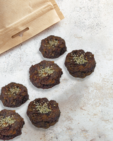 Медальоны из говядины и моркови