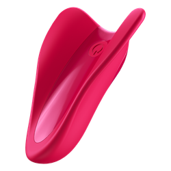 Вибратор на палец Satisfyer High Fly, красный