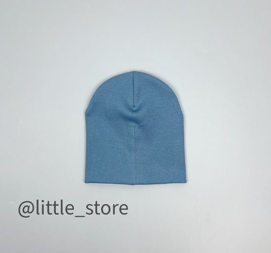 Шапка "Simple" двухслойная, Джинс