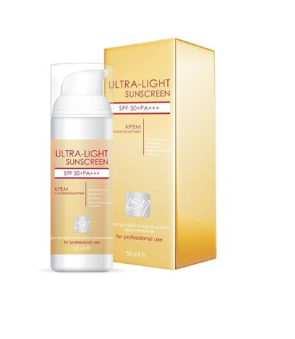 Солнцезащитный крем ULTRA-LIGHT SUNSCREEN SPF 50+ PA+++ с антиоксидантным действием. La Beaute Medicale