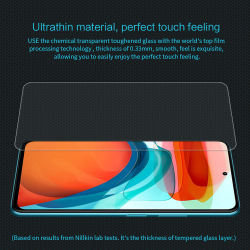 Защитное стекло с прозрачными рамками от Nillkin для Xiaomi Redmi Note 10 Pro 5G и Poco X3 GT 5G, серия H Anti-Explosion Glass Screen Protector