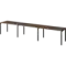 Бенч линейный на 3 рабочих места АМБЛ-003-3  4200x730x760 Арго-М