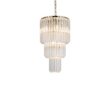Подвесная люстра 10*E14 8910/C gold золото AMANDA Newport