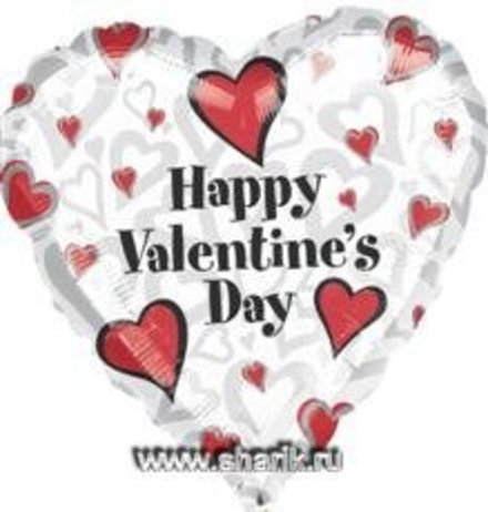 А 18" VD Плавающие сердечки S40