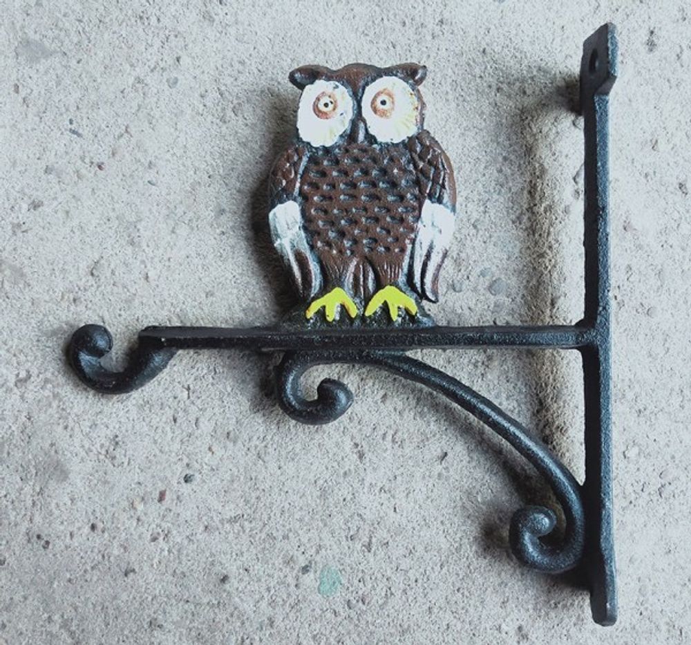 Iron Garden Крючок декоративный Сова