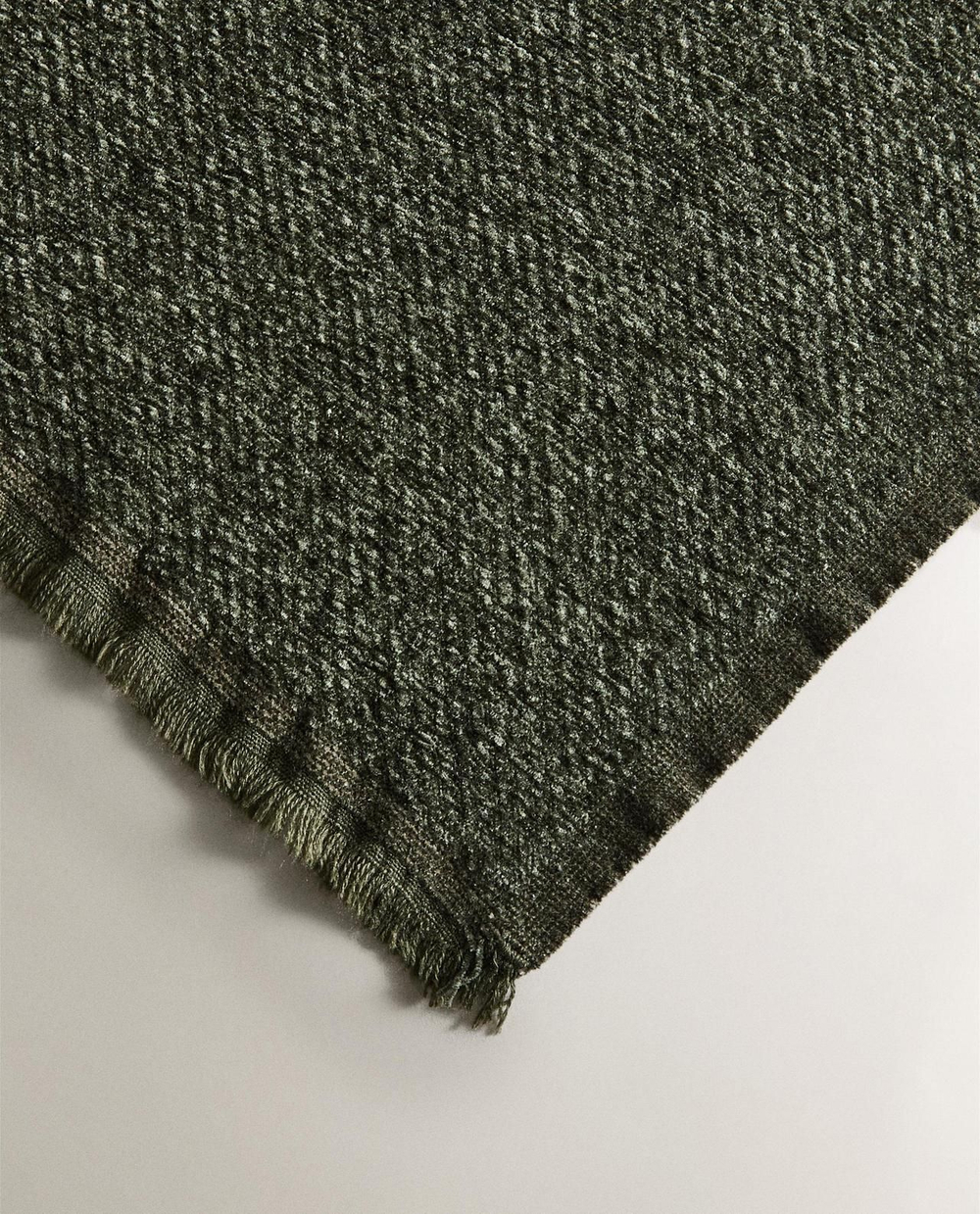 Zara Home - Плед синели, зеленый, 200x240 см