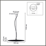 Подвесной светодиодный светильник Lumion CAMOMILE 8379/9L