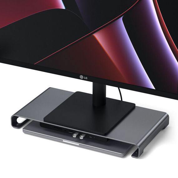 Подставка-хаб Satechi USB-C Monitor Stand Hub XL (ST-UCSHXLM) серый космос