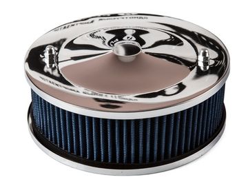 Фильтр воздушный карбюраторный, круглый (синий)