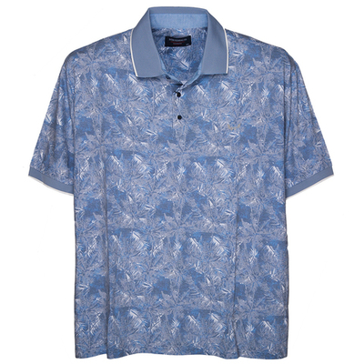 Поло большое короткий рукав с рисунком IFC