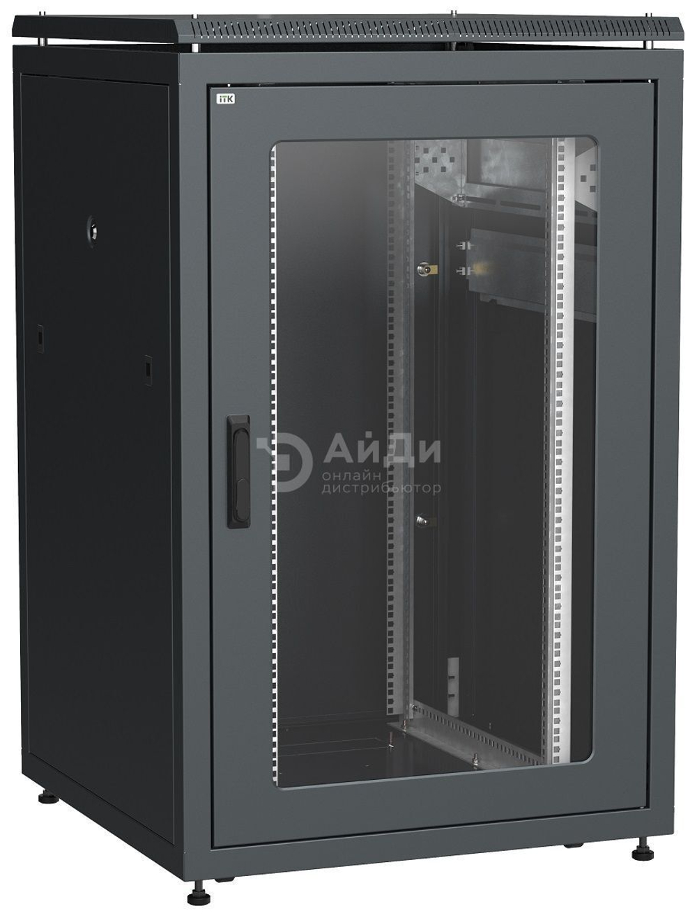 Шкаф телекоммуникационный напольный ITK LN05-24U88-GM