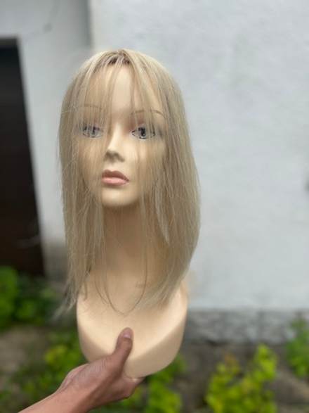 Накладка из натуральных волос густая