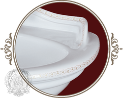 Раковина  Migliore Milady 52x40 ML.MLD-25.752.D2, декор золото