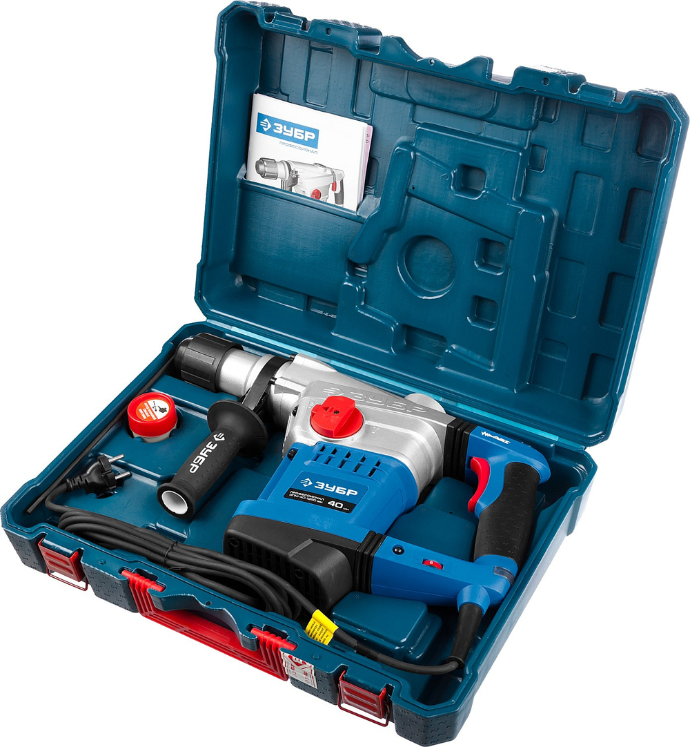 Перфоратор Зубр ЗПМ-40-1250 ЭВК SDS-Max
