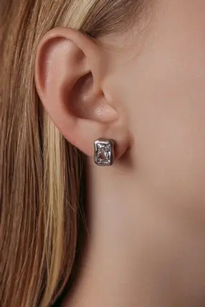 Серьги - пусеты "DEEP SHINE" матовые