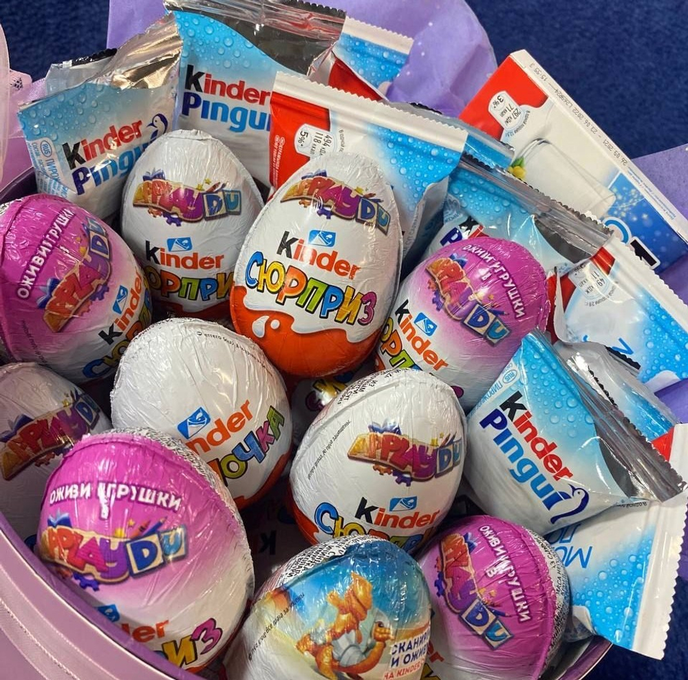 Шляпная коробка "Kinder"