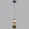 5094/4L PENDANT ODL25 415 черный/прозрачн./золотой градиент/металл/стекло Подвес LED 4W 4000K 388Лм GLESSI