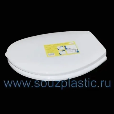 Сиденье для унитаза импорт белое Мульти-пласт