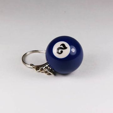 Брелок Шар "2" (синий)