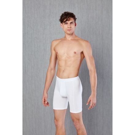 Мужские трусы боксеры удлиненные белые Doreanse 1792