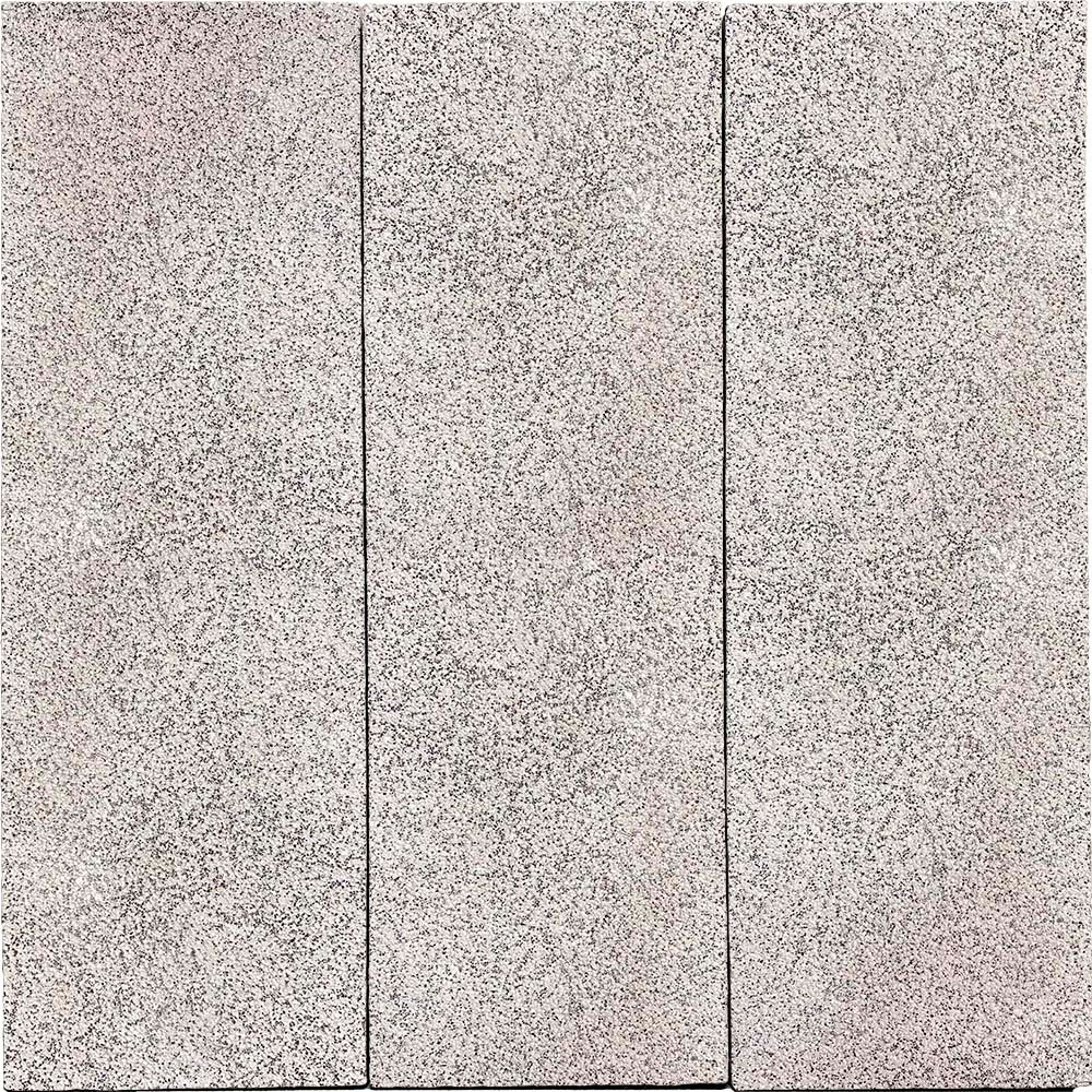 Тротуарная плитка ПРЯМОУГОЛЬНИК 900х300 мм- Стоунмикс Кремовый с черным