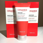 FarmStay. Увлажняющая пенка для умывания с церамидами Ceramide Moisture Cleansing Foam